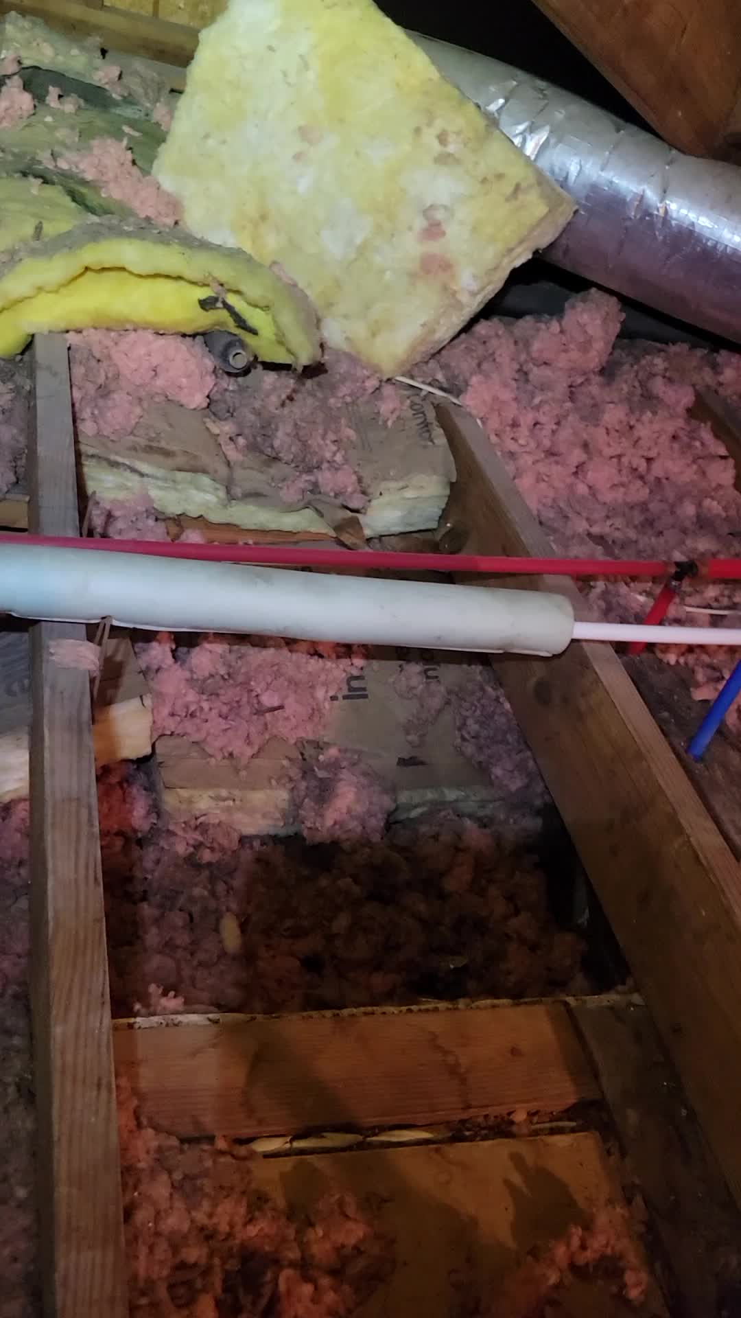 Attic air leakage pathway